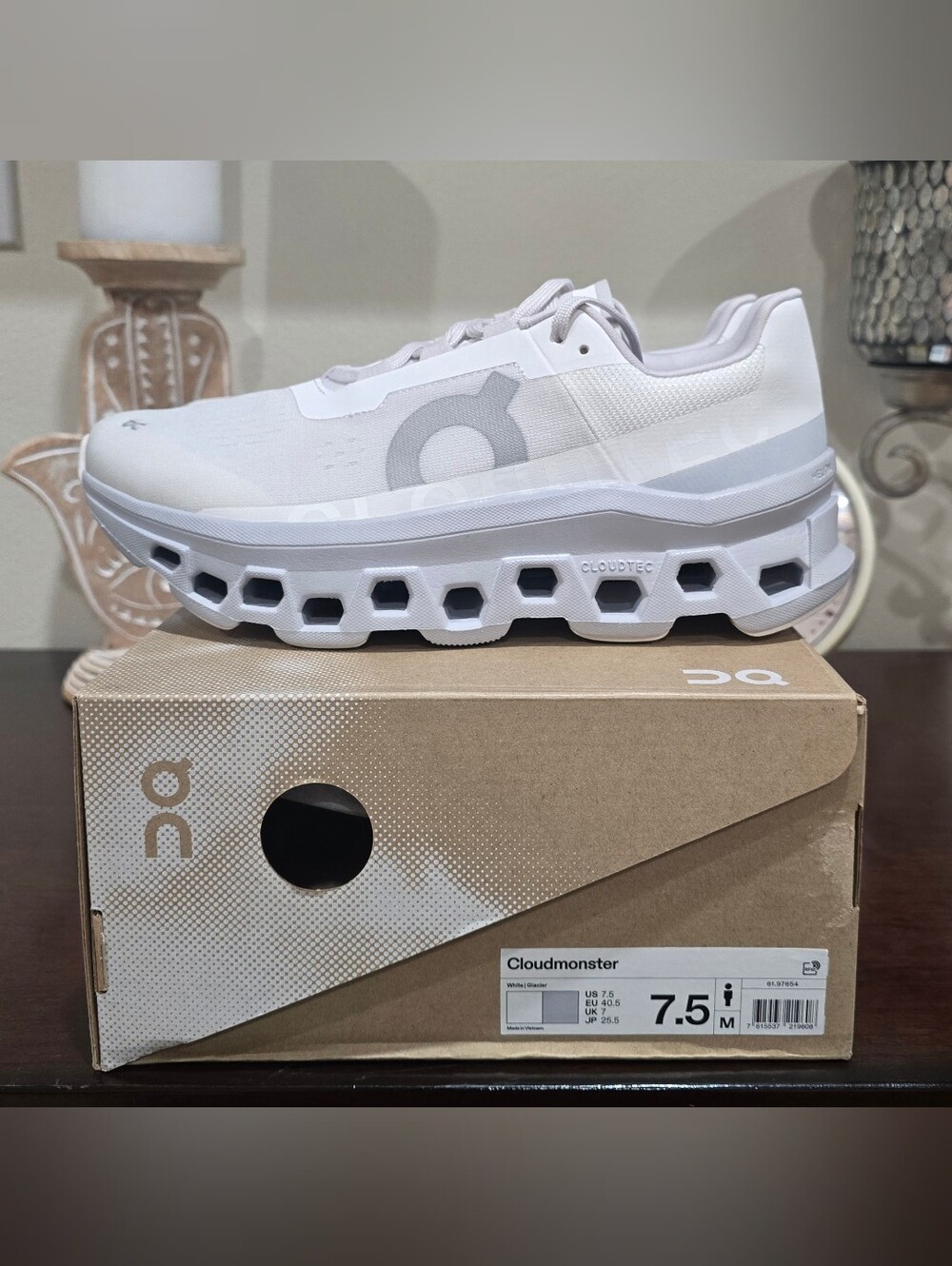 On Running Cloudmonster Men's Sneakers - White